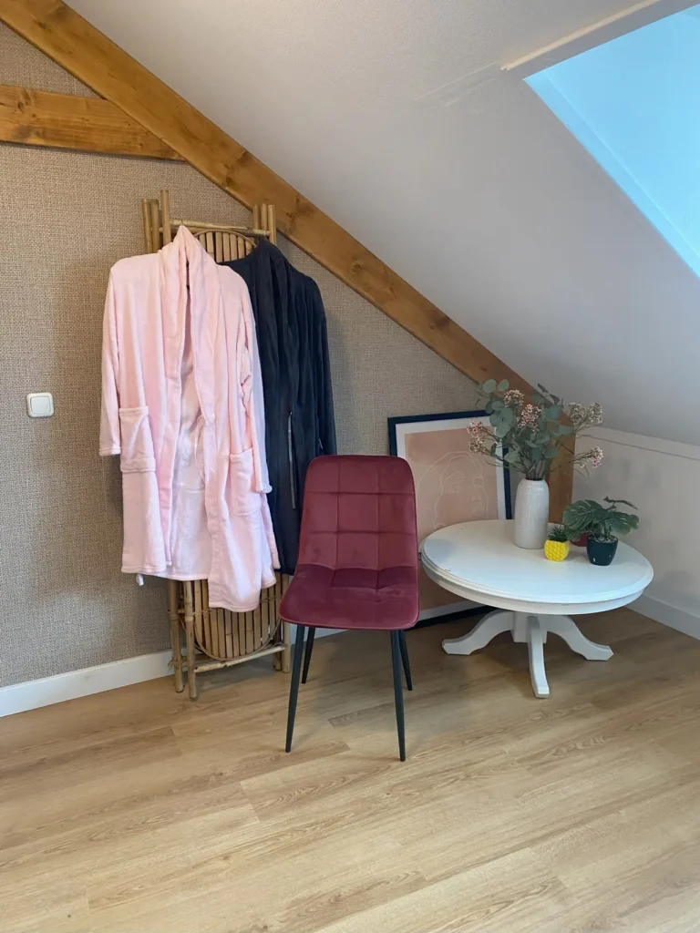 Gezellige zithoek in het appartement